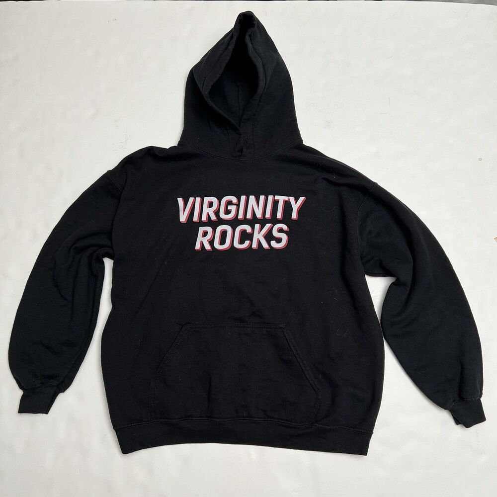 Danny Duncan Virginity Rocks Pullover Hoodie Black Large